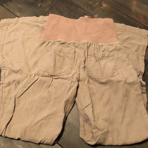 Old Navy Linen Maternity Pants - Picture 3 of 3